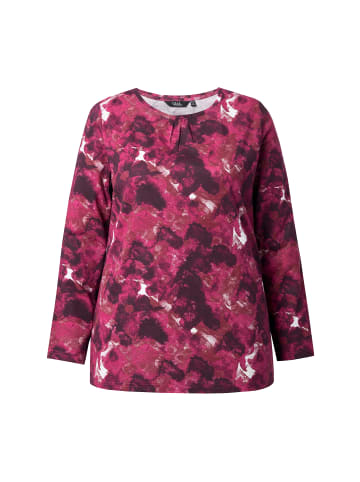 Ulla Popken Shirt in dunkel weinrot