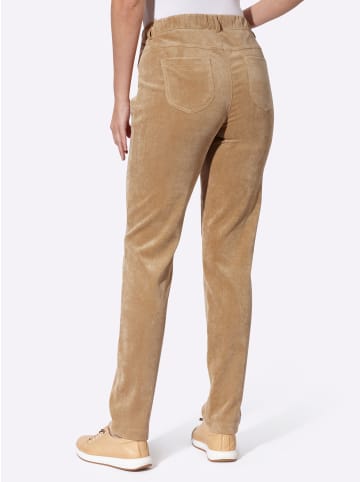 Sieh an! Cord-Hose in camel