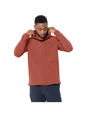 Jack Wolfskin MMODESTO HOODED JKT in Rot