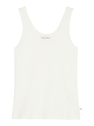 Marc O'Polo Tanktop Iconic Rib in Weiß