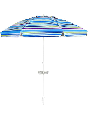 COSTWAY 200cm Strandschirm in Hellblau