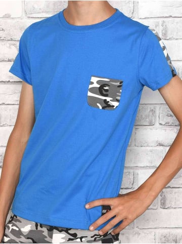 BEZLIT T-Shirt in Blau - Camouflage