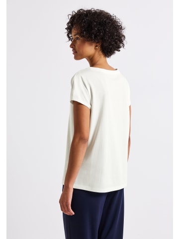 Street One 'Shirt mit Folien-Wording' Weiß