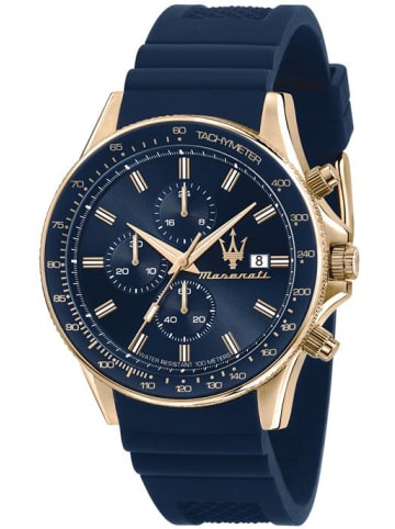 Maserati Uhr in Blau