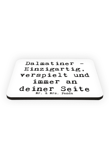 Mr. & Mrs. Panda Magnet Spruch Dalmatiner Freund mit Spruch in Weiß