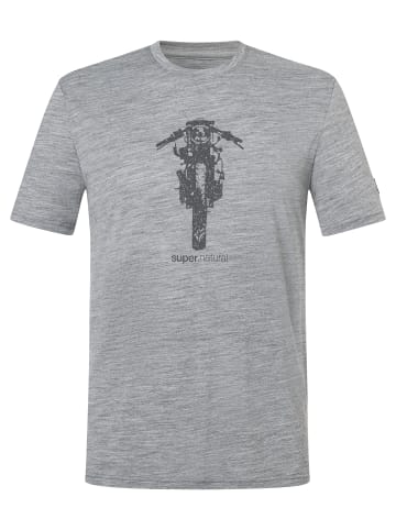super.natural M SCRAMBLER TEE in grau
