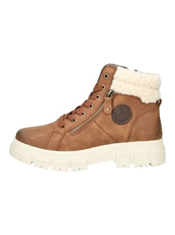 Stiefelette Cognac