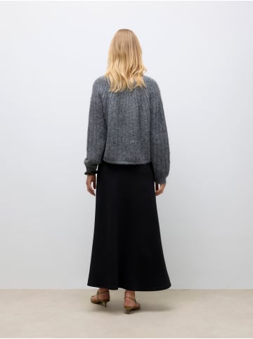 Vero Moda Strickpullover in Medium Grey Melange