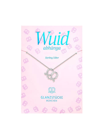 Glanzstücke München Kette Herz-Breze aus Sterling Silber in silber