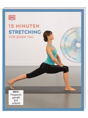 Dorling Kindersley  15 Minuten Stretching für jeden Tag | Alle Workouts auf DVD & online