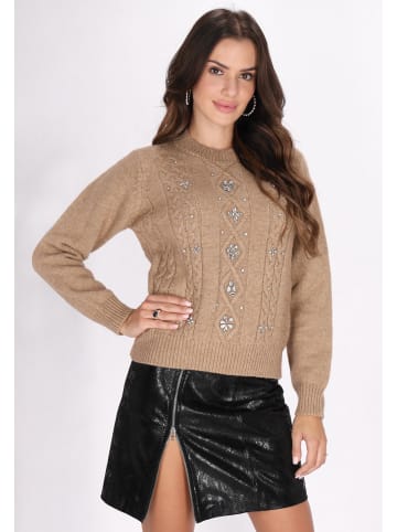 faina Pullover in Beige