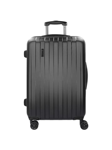 Bugatti Lima 2.0 4-Rollen Trolley 75 cm mit Doppelrollen schwarz