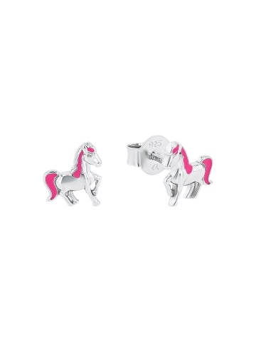 Prinzessin Lillifee Ohrstecker Silber 925, rhodiniert in Pink