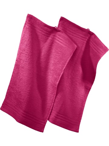 REDBEST Frottier Gästetuch 2er-Pack New York in pink