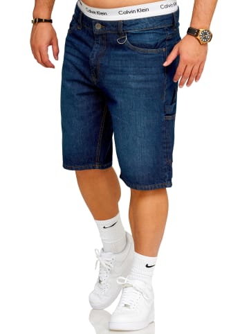 SOUL STAR Shorts - S2SAAR Kurze Hose Jeans Bermuda Carpenter Regular-Fit in Indigo
