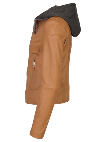 Maze Lederjacke Mico in cognac
