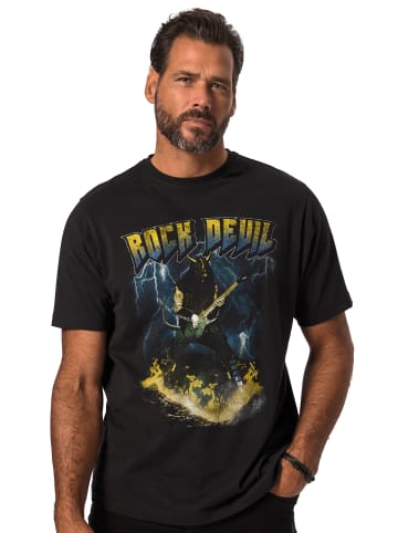 JP1880 Kurzarm T-Shirt in schwarz