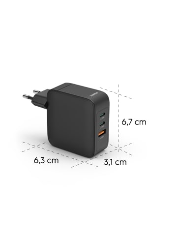 Hama PD GaN 100W Universal, 20 Volt, Schwarz in Standard