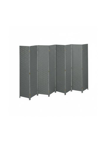 relaxdays Paravent in Grau - (B)320 x (H)170cm