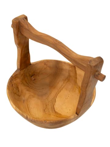 Mauro Ferretti Braune, leere Holztasche 32x25x27 cm