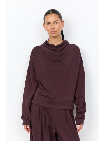 soyaconcept SC-BANU 351 Bluse mit locker fallendem Ausschnitt in Chocolate Plum