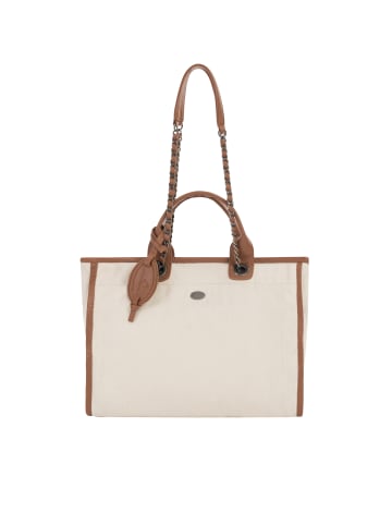 DreiMaster Vintage Shopper Bag in Braun Beige