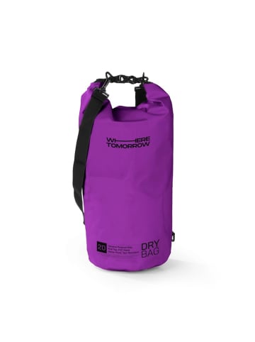 Where Tomorrow PVC dry bag - 20L - lila wasserdichte Tasche