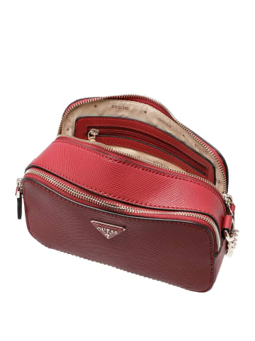 Guess Noelle II Camera - Umhängetasche 20 cm (taupe) in garnet