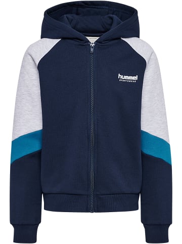 Hummel Reißverschluss Kapuzenpullover Hmljr Loose Kinder in DRESS BLUES