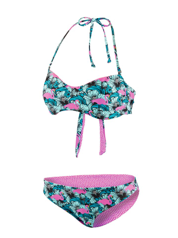 BECO the world of aquasports Bikini Flamingo Eden in türkis-pink