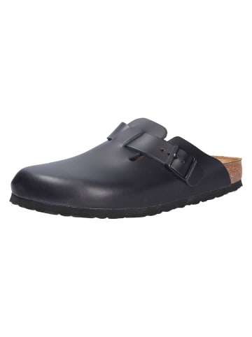 Birkenstock Tieffußbett Clog BOSTON SCHMALE FORM in schwarz