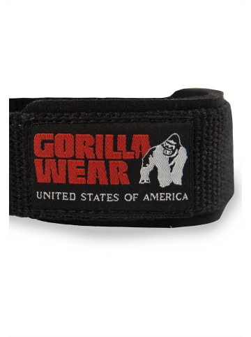 Gorilla Wear Lifting Straps - Figure 8 - Schwarz