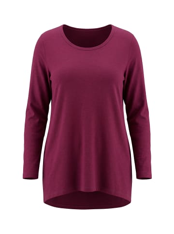 MIAMODA Shirt in weinrot