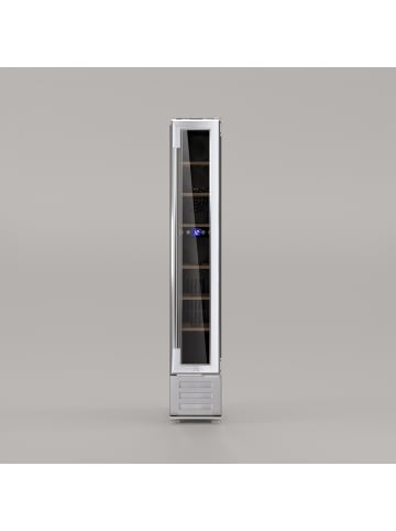 Les Petits Champs Weinkühlschrank 7 Flaschen eingebaut CAVSE7 Silber Energieklasse G