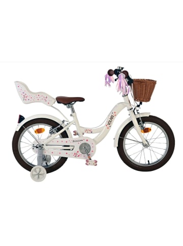 Volare Kinderfahrrad Blossom  16  Zoll weiß, ohne Rücktrittbremse in weiß