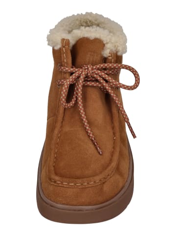 fitflop Ankle Boots GEN-FF SUEDE SHEARLING LACE UP BOOTS in braun