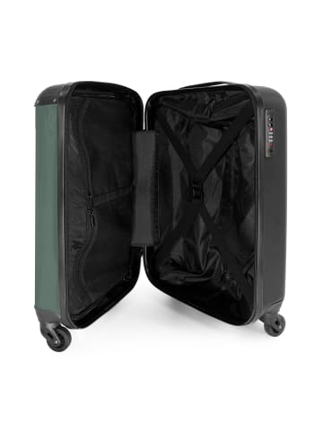 NoBoringSuitCases Suitcase, Koffer, Reisekoffer Grün schwarz