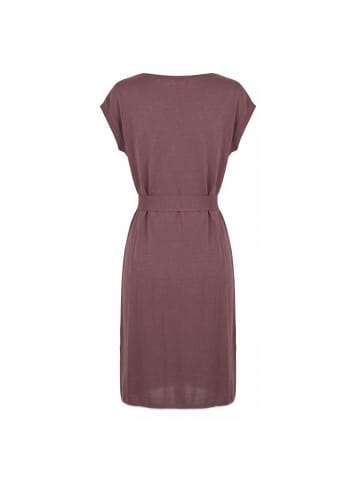Malo Lila Seide Damen Kleid