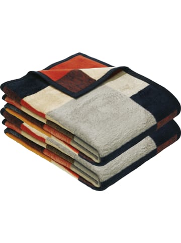 Erwin Müller Wohndecke 2er-Pack Palermo in blau