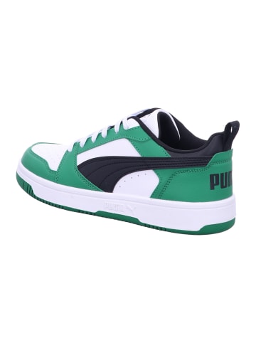 Puma Jungen- Halbschuhe Puma Rebound V6 Lo Jr in Weiß