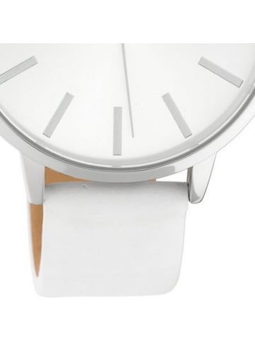 Oozoo Analog-Armbanduhr Oozoo Timepieces weiß groß (ca. 42mm)