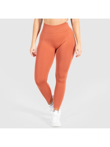 SMILODOX Leggings Amaze Scrunch Pro in Cognac