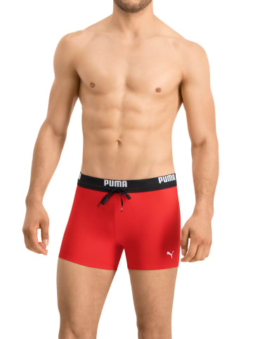 Puma Badehose PUMA SWIM MEN LOGO TRUNK in Red