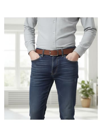 FRONHOFER Herren Ledergürtel in Cognac