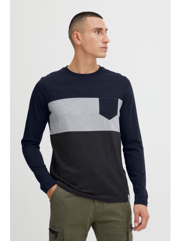 INDICODE Longsleeve IDMatheo 45632MM  Modischer Longsleeve in dunkelblau