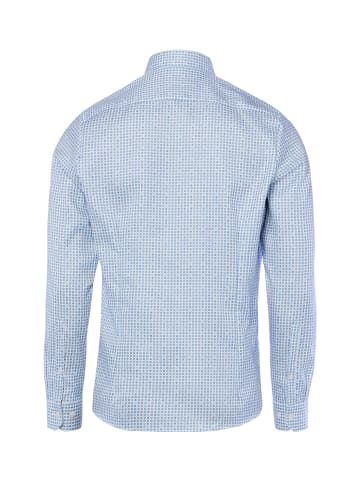 Finshley & Harding Hemd in blau weiß