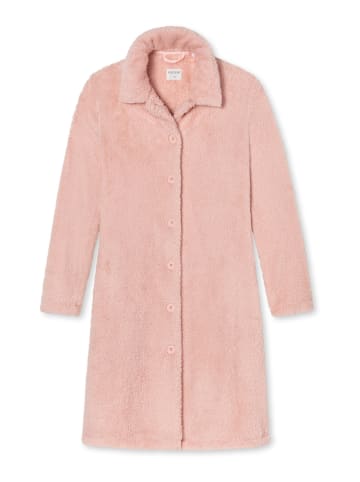 Schiesser Bademantel Teddy Fleece in Dunkelblau