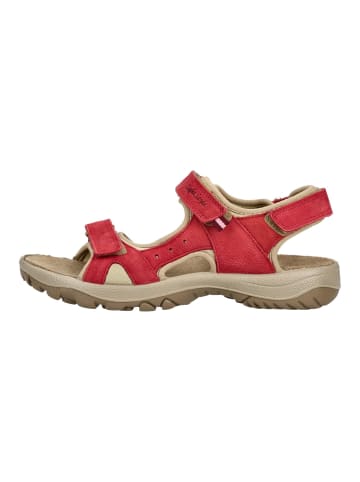 Imac Sandalen in Rot/Beige