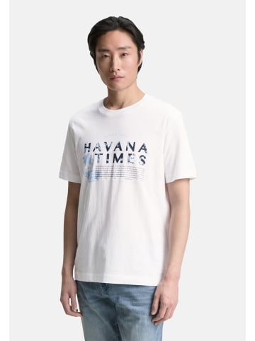 Tom Tailor T-Shirt in weiß