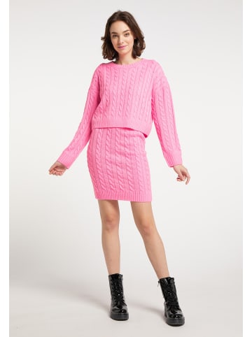 myMo Damen Strickrock in Pink
